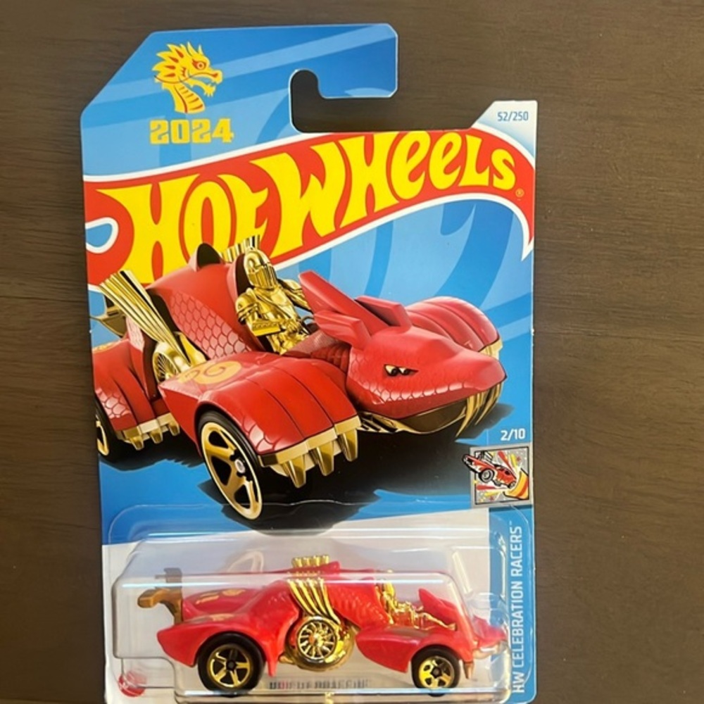 Hot wheels Celebration Racers Knight Draggin’ NIB